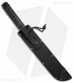 Cold Steel Tactical Tanto Machete (13" Black) 97TKJZ -Avokelavavat Sales Store Cold Steel Tactical Tanto Machete Black 97TKJZ BHQ 52051 jr sheath