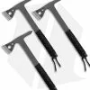 Cold Steel Throwing Axes Gray Stainless Steel W/ Black Paracord (3 Pack) -Avokelavavat Sales Store Cold Steel Throwing Axes 3 Pack BHQ 176989 jr