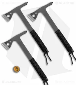 Cold Steel Throwing Axes Gray Stainless Steel W/ Black Paracord (3 Pack) -Avokelavavat Sales Store Cold Steel Throwing Axes 3 Pack BHQ 176989 jr bottlecap