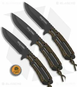 Clod Steel Cold Steel Throwing Knives Black Stainless Steel (3 Pack) 44KVD3PK -Avokelavavat Sales Store Cold Steel Throwing Knives 3 Pack BHQ 176991 jr bottlecap