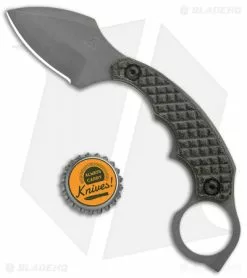 Combative Edge Dragon Tail Fixed Blade Black Micarta (2.6" Gray) CBEDTB20 -Avokelavavat Sales Store Combatative Edge Dragon Trail Fixed Blade Black CBEDTB20 BHQ 114736 jr bottlecap