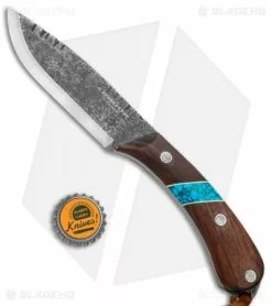 Condor Blue River Fixed Blade Knife Knife Walnut/Turquoise (4.5" Black) -Avokelavavat Sales Store Condor Blue River Fixed Walnut Turquoise Black CTK2825 4.3HC BHQ 93745 jr bottlecap