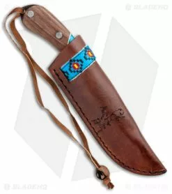 Condor Blue River Fixed Blade Knife Knife Walnut/Turquoise (4.5" Black) -Avokelavavat Sales Store Condor Blue River Fixed Walnut Turquoise Black CTK2825 4.3HC BHQ 93745 jr sheath
