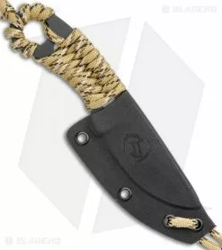 Condor Carlitos Neck Knife Fixed Blade Desert Tan Paracord (2.5" Black) -Avokelavavat Sales Store Condor Carlitos Neck Knife Fixed Blade Desert Tan Paracord Black CTK808 25HC BHQ 121366 jr sheath
