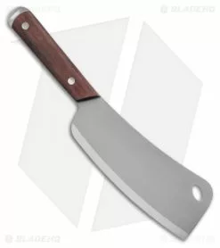 Condor Cleaver Fixed Blade Kitchen Knife Walnut (7.25" Bead Blast) -Avokelavavat Sales Store Condor Cleaver 7.2 Kitchen Knife Walnut Wood BHQ 121488 LS Spine