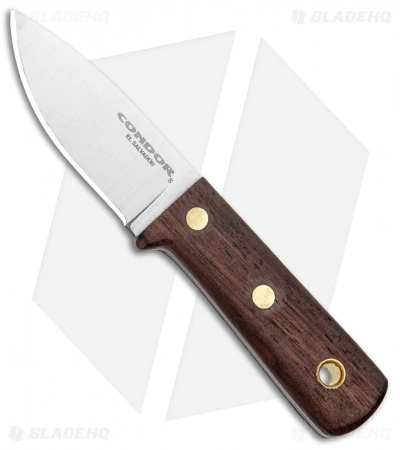 Condor Compact Kephart Knife Fixed Blade Walnut (2.5" Satin) 3 Condor Compact Kephart Knife Fixed Blade Walnut (2.5" Satin)