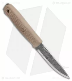 Condor Terrasaur Fixed Blade Knife Desert Tan Rubber (4.25" Black) -Avokelavavat Sales Store Condor Condor Terrasaur Knife Desert BHQ 99731 LS Spine