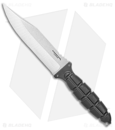 Condor Escort Fixed Blade Knife HIP Black (6.3" Satin) 3 Condor Escort Fixed Blade Knife HIP Black (6.3" Satin)