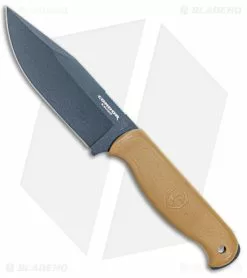 Condor Fighter Knife Fixed Blade Knife HIP Brown (4.9" Black)