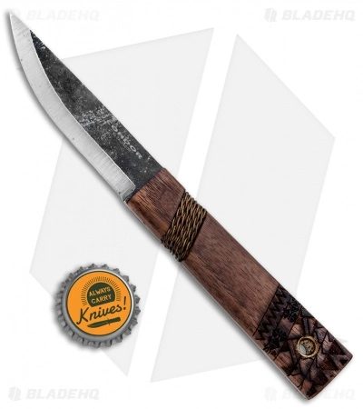 Condor Mini Indigenous Puukko Knife Fixed Blade Walnut (3.2" Natural) 6 Condor Mini Indigenous Puukko Knife Fixed Blade Walnut (3.2" Natural) - Image 4