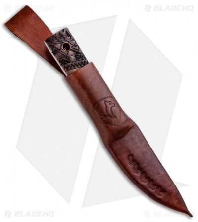 Condor Mini Indigenous Puukko Knife Fixed Blade Walnut (3.2" Natural) 5 Condor Mini Indigenous Puukko Knife Fixed Blade Walnut (3.2" Natural) - Image 3