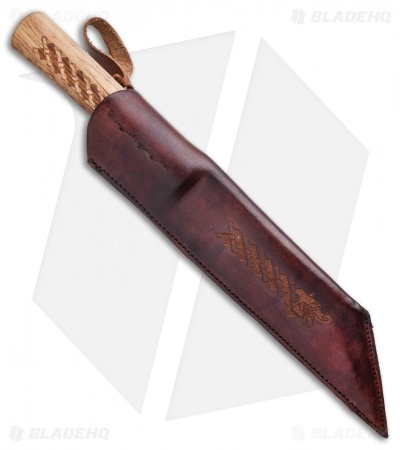 Condor Norse Dragon Knife Seax Hickory Wood (7.03" Natural) 5 Condor Norse Dragon Knife Seax Hickory Wood (7.03" Natural) - Image 3