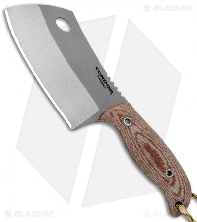 Condor Primal Cleaver Fixed Blade Knife Micarta W/ Leather Sheath (4.1" BB) 3 Condor Primal Cleaver Fixed Blade Knife Micarta W/ Leather Sheath (4.1" BB)