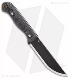 Condor SBK Fixed Blade Knife Black Micarta (5.25" Black) CTK3940-5.28HC -Avokelavavat Sales Store Condor SBK Fixed Blade Knife Black Micarta Black CTK3940 5.28HC BHQ 93760 kp back spine 2