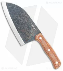 Condor Serbian Kuvar Cleaver Fixed Blade Knife Natural Micarta (6.2" Natural)