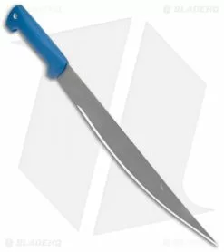 Condor Hog Sticker Machete Blue Molymer W/ Black Leather Sheath (16" Gray) -Avokelavavat Sales Store Condor Tool and Knife Hog Sticker Machete Blue CTK2010S BHQ 133271 jr spine