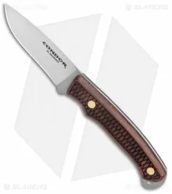 Condor Tool And Knife Jackal Caper Fixed Blade Knife Walnut (2.5" Satin) -Avokelavavat Sales Store Condor Tool and Knife Jackal Caper Fixed Walnut Satin BHQ 74536 jr spine