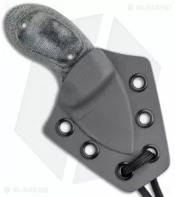 Condor Tortuga Neck Knife Fixed Blade Gray Mcarta (1.4" Black) 8 Condor Tortuga Neck Knife Fixed Blade Gray Mcarta (1.4" Black) -Avokelavavat Sales Store Condor Tortuga Neck Knife Gray Micarta Black CTK807 1.5HC BHQ 121374 jr sheath