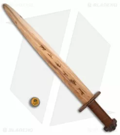 Condor Viking Ironside Wooden Sword Leather (20" Natural) -Avokelavavat Sales Store Condor Viking Ironside Wooden Sword BHQ 131479 jr bottlecap