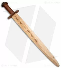 Condor Viking Ironside Wooden Sword Leather (20" Natural) -Avokelavavat Sales Store Condor Viking Ironside Wooden Sword BHQ 131479 jr side