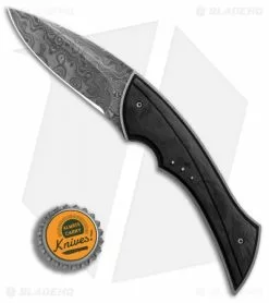 Corrie Schoeman B Ware Flipper Knife Marble Carbon Fiber (2.75" Damascus) 9 Corrie Schoeman B Ware Flipper Knife Marble Carbon Fiber (2.75" Damascus) -Avokelavavat Sales Store Corrie Schoeman B Ware Marble CF Damascus BHQ 86847 er bottlecap