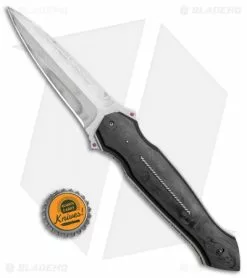 Corrie Schoeman Custom Folding Dagger Knife Marble CF (Damascus) -Avokelavavat Sales Store Corrie Schoeman Dagger Marble CF Damascus BHQ 109871 jr bottlecap