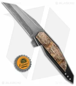Corrie Schoeman N Able Flipper Knife Crocodile Skin (3.25" Damascus) -Avokelavavat Sales Store Corrie Schoeman N Able Folder Knife Crocodile Skin Damascus BHQ 174193 jr bottlecap