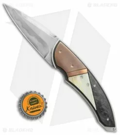 Corrie Schoeman Panerai Flipper Knife Giraffe Bone/Carbon Fiber (3" Hamon) -Avokelavavat Sales Store Corrie Schoeman Panerai giraffe bone cf hamon BHQ 72037 er size