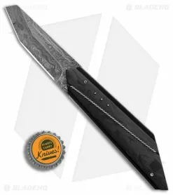 Corrie Schoeman T-Mate Flipper Knife Marble Carbon Fiber (2.875" Damascus) -Avokelavavat Sales Store Corrie Schoeman T Mate Marble CF Damascus BHQ 86776 er bottlecap