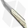 Corrie Schoeman T-Mate Flipper Knife Giraffe Bone (2.5" Hamon) -Avokelavavat Sales Store Corrie Schoeman T mate giraffe bone hamon BHQ 72039 er