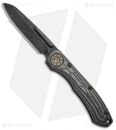 Curtiss Knives Curtiss Custom Knives 561 Liner Lock Knife Titanium (4" Acid Stonewash) 3 Curtiss Knives Curtiss Custom Knives 561 Liner Lock Knife Titanium (4" Acid Stonewash)