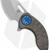 Curtiss Knives Curtiss Custom Custom Nano Flipper Knife Heat Ano Ti W/ Blue Hardware (2" SW) -Avokelavavat Sales Store Curtiss Knives Custom Nano Heat Ano Ti Blue Hardware SW BHQ 82242 er