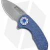 Curtiss Custom Knives F3 Compact Frame Lock Knife FJ Milled Ti/Blue (2.5" SW ) -Avokelavavat Sales Store Curtiss Knives F3 Compact FL FJ Milled Ti Blue SW BHQ 178871 jr