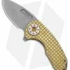 Curtiss Custom Knives Curtiss Custom F3 Compact Frame Lock Knife Frag Milled Ti/Yellow (2.5" SW ) -Avokelavavat Sales Store Curtiss Knives F3 Compact FL Frag Milled Ti Yellow SW BHQ 178869 jr