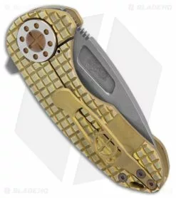 Curtiss Custom Knives Curtiss Custom F3 Compact Frame Lock Knife Frag Milled Ti/Yellow (2.5" SW ) -Avokelavavat Sales Store Curtiss Knives F3 Compact FL Frag Milled Ti Yellow SW BHQ 178869 jr side