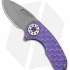 Curtiss Custom Knives Curtiss Custom F3 Compact Frame Lock Knife PM Milled Ti/Purple (2.5" SW) -Avokelavavat Sales Store Curtiss Knives F3 Compact FL PM Milled Ti Purple SW BHQ 178868 jr