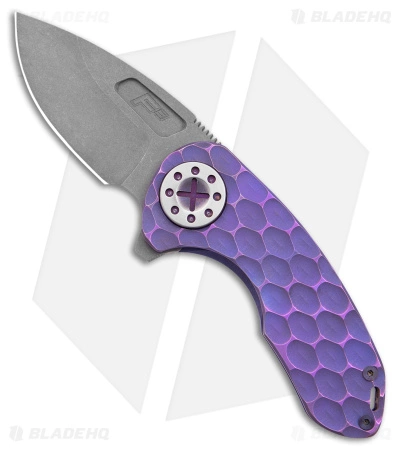 Curtiss Custom Knives Curtiss Custom F3 Compact Frame Lock Knife PM Milled Ti/Purple (2.5" SW) 3 Curtiss Custom Knives Curtiss Custom F3 Compact Frame Lock Knife PM Milled Ti/Purple (2.5" SW)
