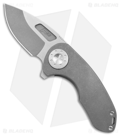 Curtiss Custom Knives F3 Compact Frame Lock Knife Ti/Gray (2.5" Two Tone) 3 Curtiss Custom Knives F3 Compact Frame Lock Knife Ti/Gray (2.5" Two Tone)