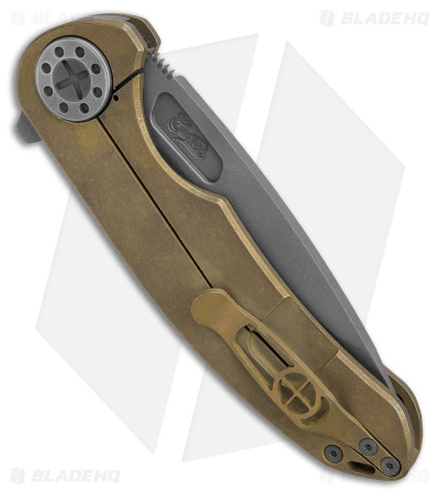 Curtiss Knives Curtiss Custom Knives F3 Large Frame Lock Knife SF Ti/Yellow (3.87" SW) 5 Curtiss Knives Curtiss Custom Knives F3 Large Frame Lock Knife SF Ti/Yellow (3.87" SW) - Image 3