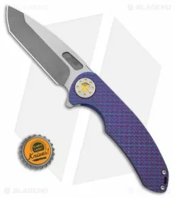 Curtiss Knives F3 Large Frame Lock Knife SPF Ti/Purple (3.8" Two Tone) -Avokelavavat Sales Store Curtiss Knives F3 FLK SPF TI Purple 3in Two Tone BHQ 178939 td size