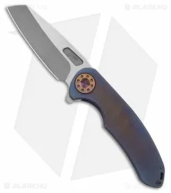 Curtiss Knives Curtiss Custom F3 Lg Frame Lock Knife Ombre-Bronze Ti (3.75" Two-Tone MagnaCut)