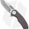 Curtis Knives Curtiss Custom F3 Med Slim Frame Lock Knife Brown Titanium (3.15" TT MagnaCut) -Avokelavavat Sales Store Curtiss Knives F3 Medium Slim Brown SPM Milled Ti SW BHQ 172896 jr