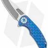 Curtis Knives Curtiss Custom F3 Medium Slim Frame Lock Knife Blue Titanium (3.15" TT MagnaCut) -Avokelavavat Sales Store Curtiss Knives F3 Medium Slim Wharncliffe Knife PM Milled Blue Ti SW BHQ 172848 jr