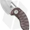 Curtiss Knives Curtiss Custom Nano Frame Lock Folder Knife Bronze Ti W/ Brown G-10 (1.875" SW) -Avokelavavat Sales Store Curtiss Knives Nano FL Folder Bronze Brown G 10 SW BHQ 93075 jr