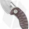 Curtiss Knives Curtiss Custom Nano Frame Lock Folder Knife Titanium W/ Brown G-10 (1.875" SW) -Avokelavavat Sales Store Curtiss Knives Nano FL Folder Ti Brown G 10 SW BHQ 93074 jr