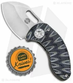 Curtiss Knives Curtiss Custom Knives Nano Liner Lock Folder Knife Ti Black/Gray G10 (1.875" SW) 9 Curtiss Knives Curtiss Custom Knives Nano Liner Lock Folder Knife Ti Black/Gray G10 (1.875" SW) -Avokelavavat Sales Store Curtiss Knives Nano LL Ti Black Gray G 10 SW BHQ 11214 jr bottlecap