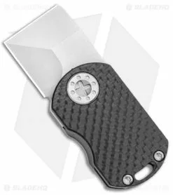 Curtiss Knives Curtiss Custom Knives ODT Frame Lock Knife Carbon Fiber/Titanium (1" Stonewash)