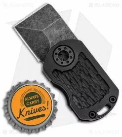 Curtiss Knives Curtiss Custom ODT Frame Lock Knife Jigged Black Titanium (1" Black Stonewash) -Avokelavavat Sales Store Curtiss Knives ODT Jiggled Black Ti Black SW BHQ 71529 jr bottlecap
