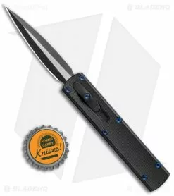 D Rocket Designs Zulu Spear D/A OTF Automatic Knife Black Out (2.8" Black/Satin) -Avokelavavat Sales Store D Rocket Design Zulu Spear DA OTF Auto Black Out Black Satin BHQ 96325 jr bottlecap