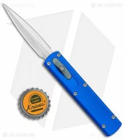D Rocket Designs Zulu Spear D/A OTF Automatic Knife Blue (2.8" Satin) -Avokelavavat Sales Store D Rocket Design Zulu Spear DA OTF Auto Blue Satin BHQ 87614 jr bottlecap